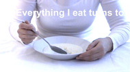 Everything I eat turns to health, beauty and love / Vse kar pojem, se spremeni v zdravje, lepoto in ljubezen